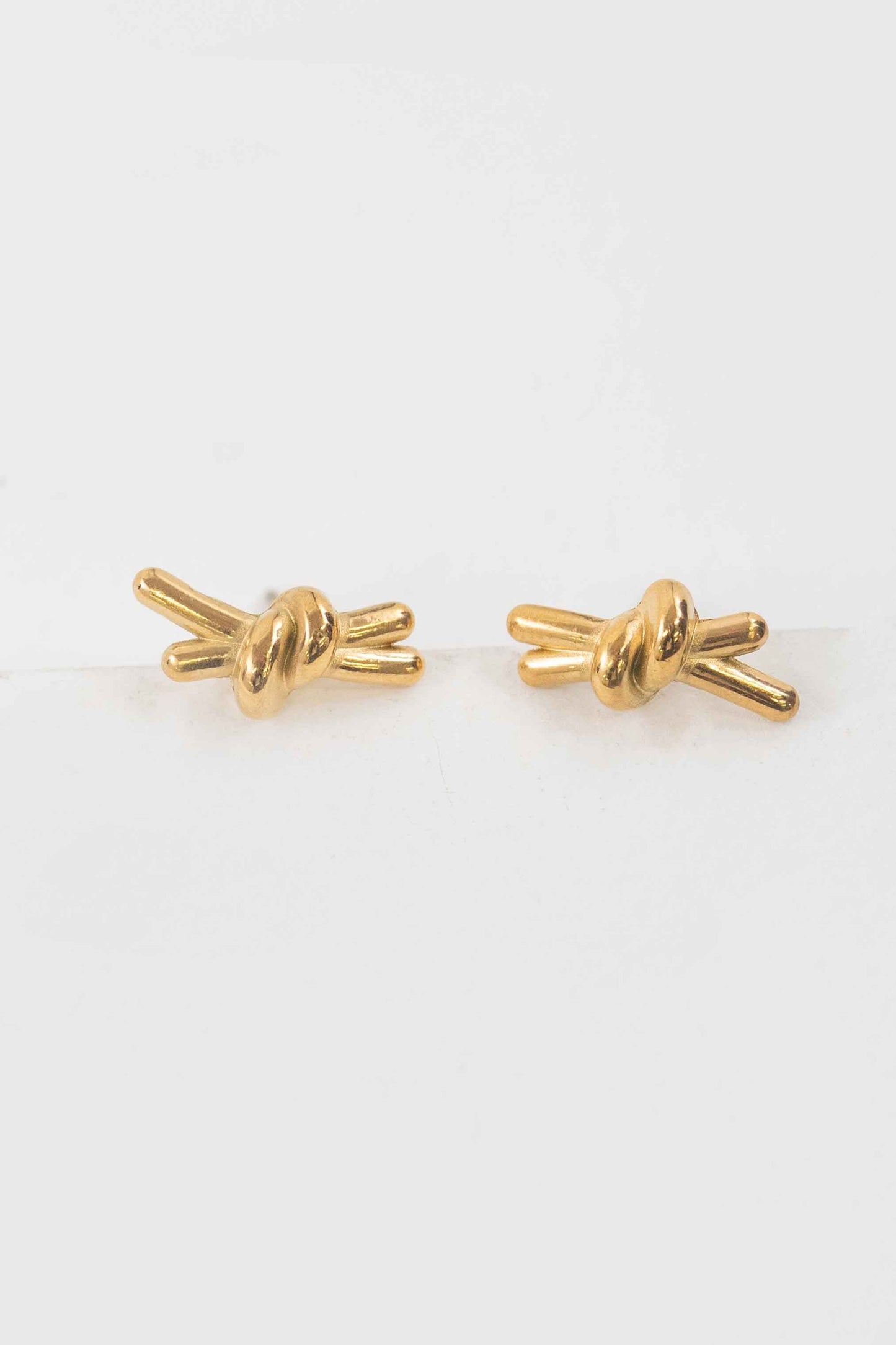 Close Knot Stud Earrings