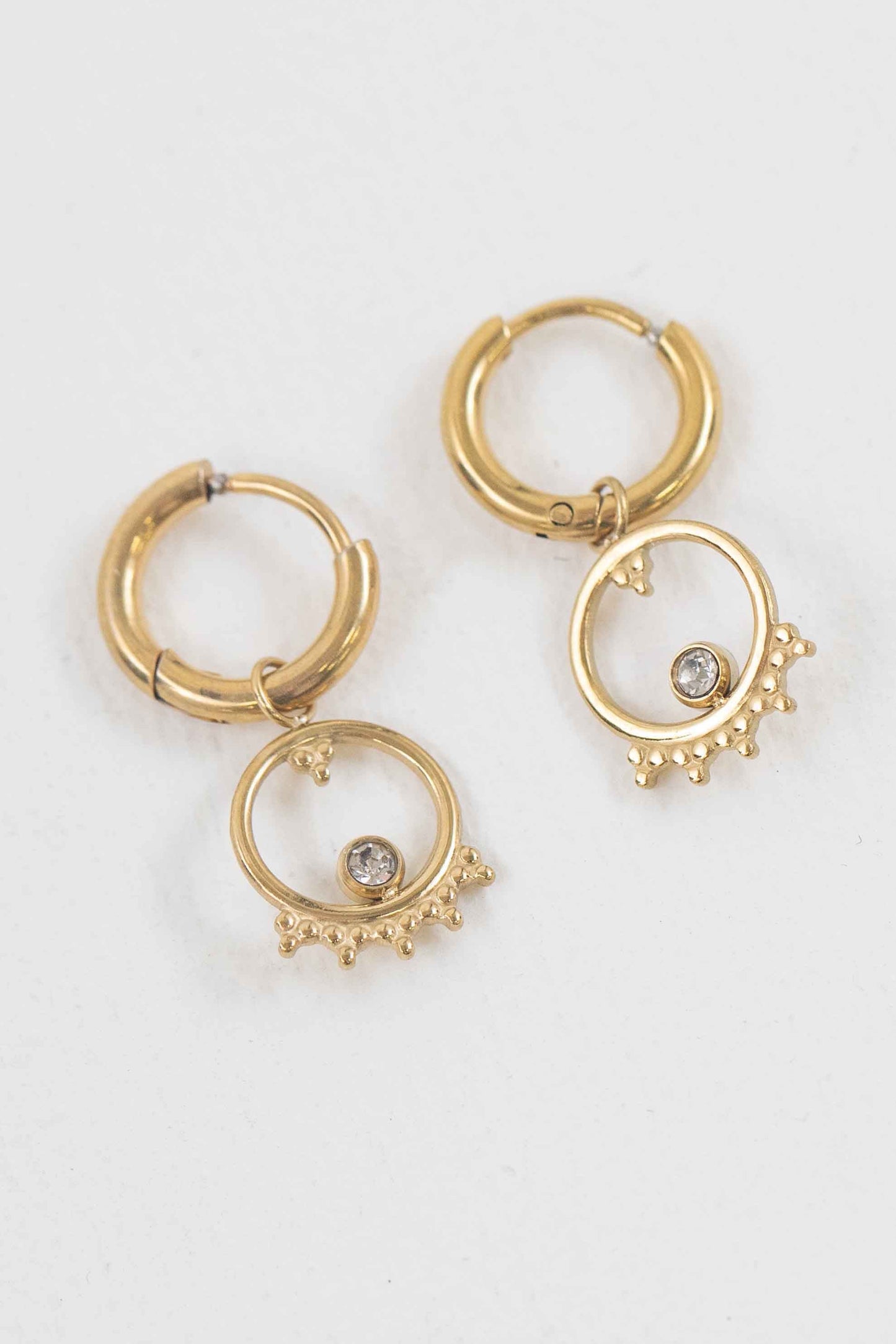 Bella Huggie Hoop Earrings