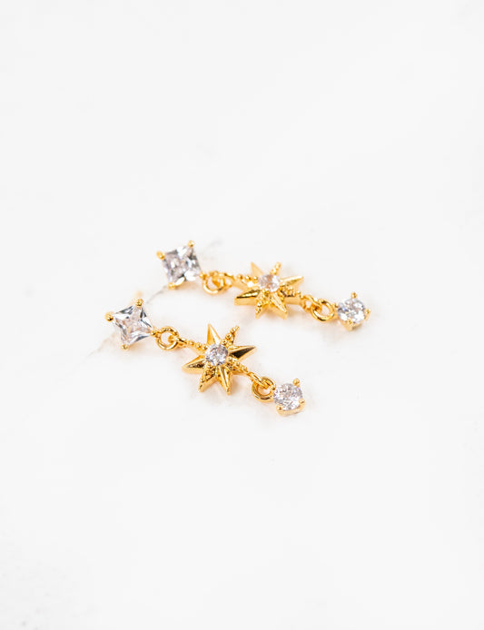 Castor Dangle Earrings | Gold