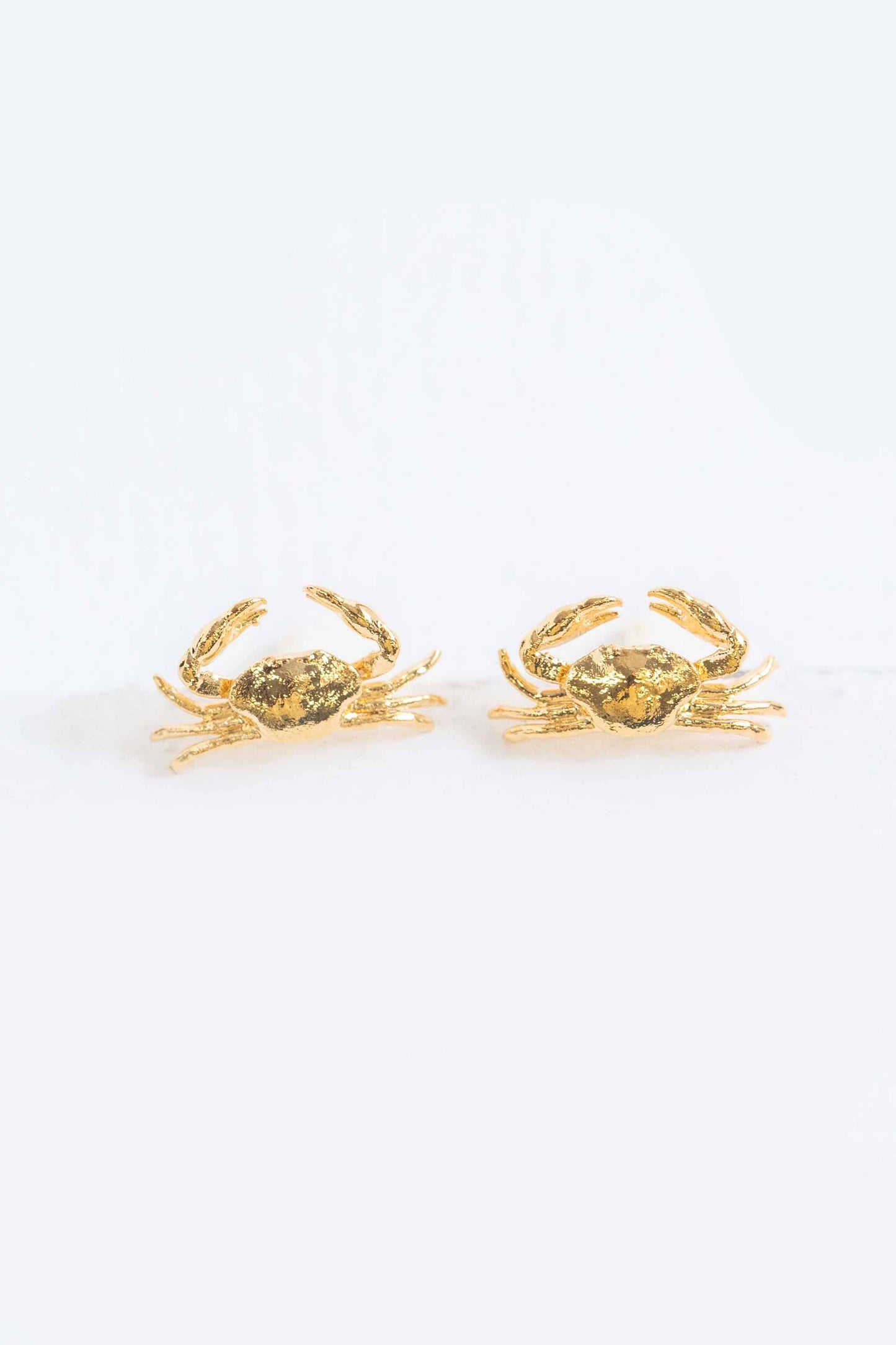 Bay Crab Earrings | Gold