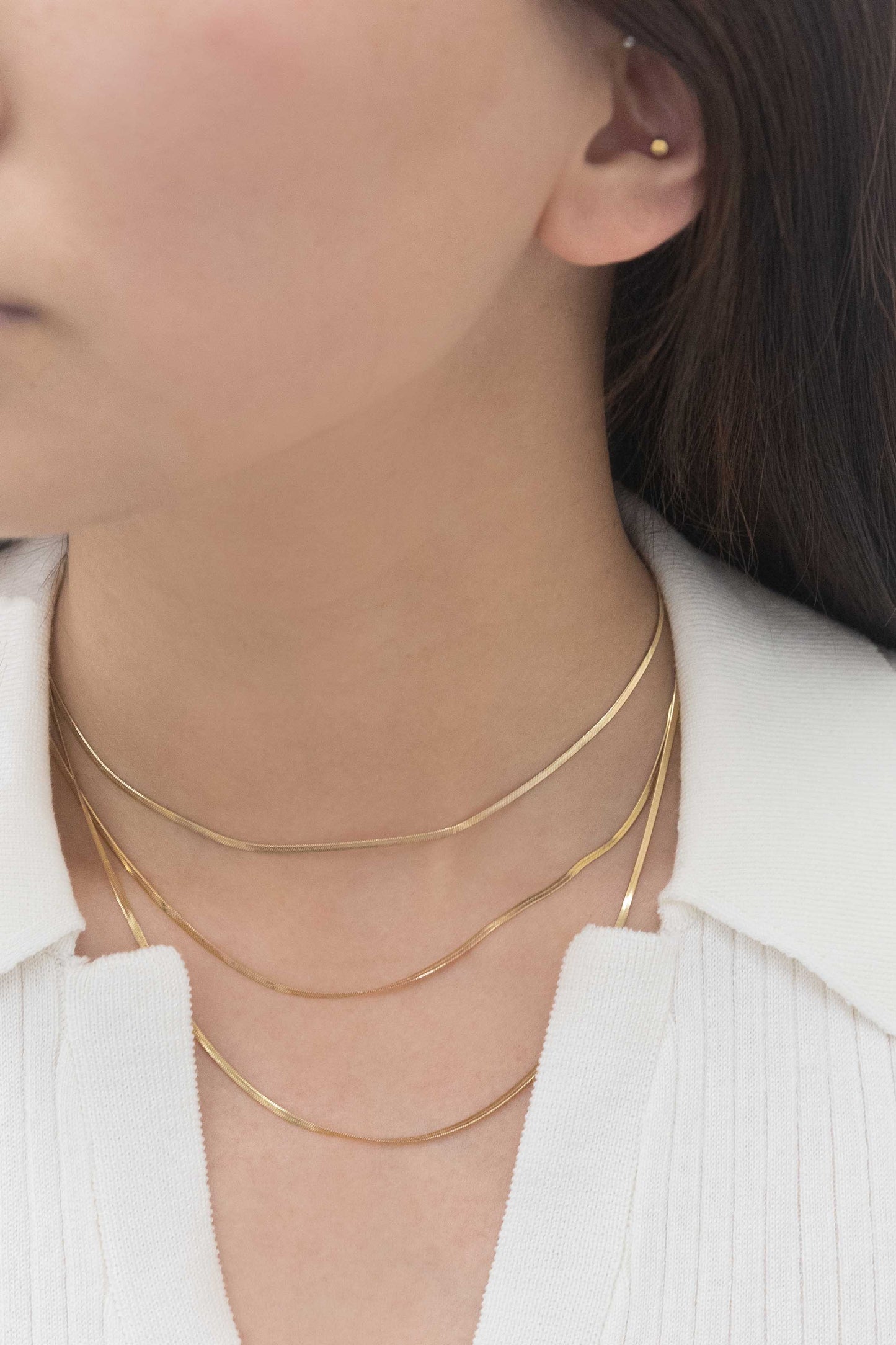 Snake Chain Choker Necklace