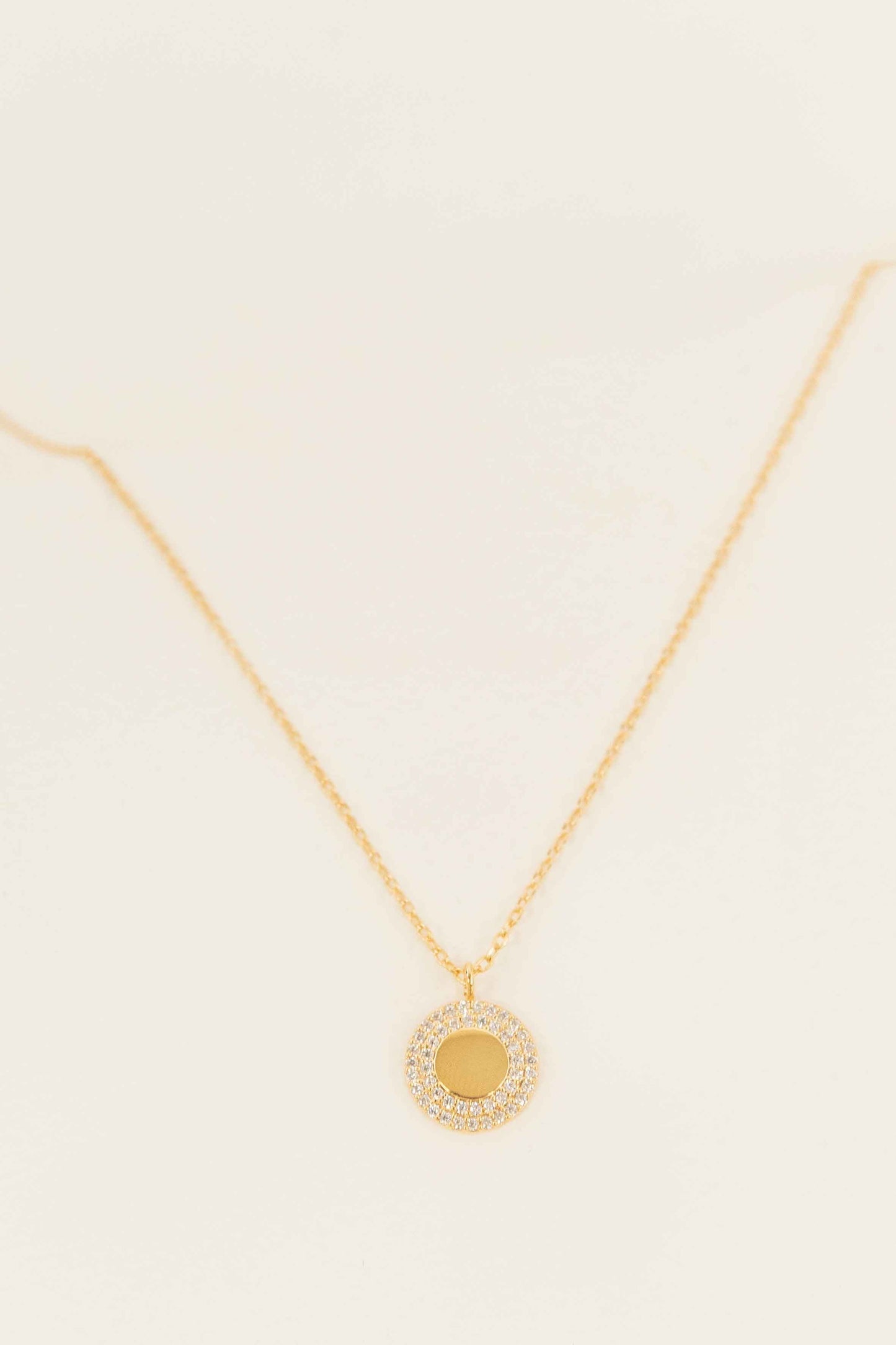 Halo Necklace | Gold