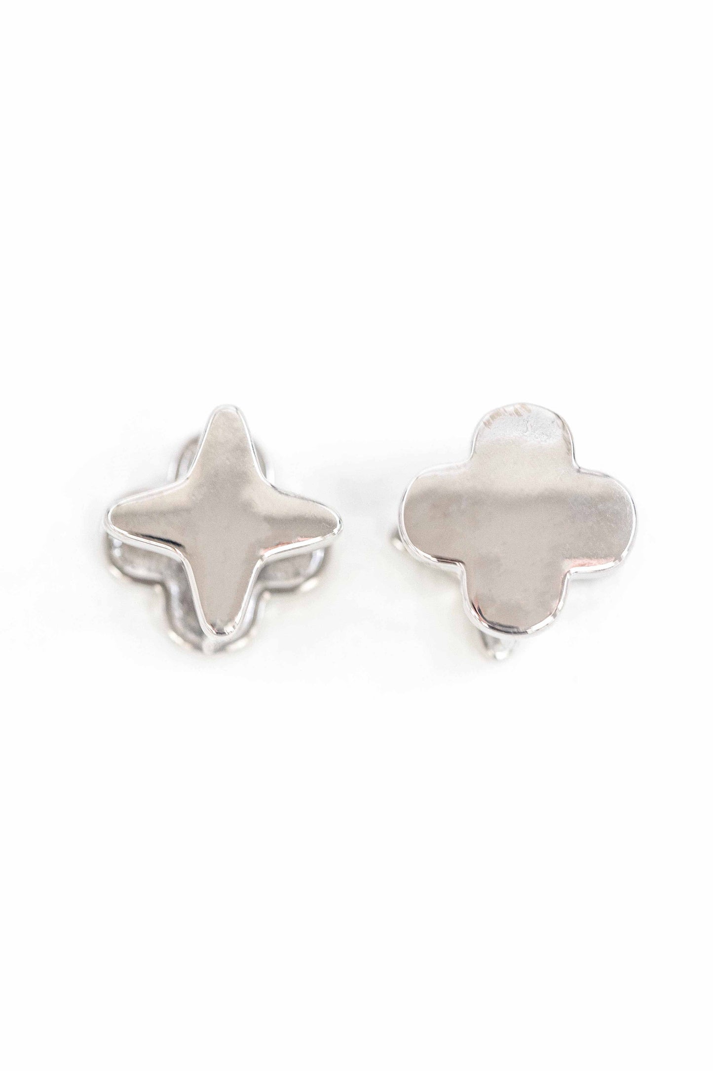 Fascination Hoop Earrings | Silver