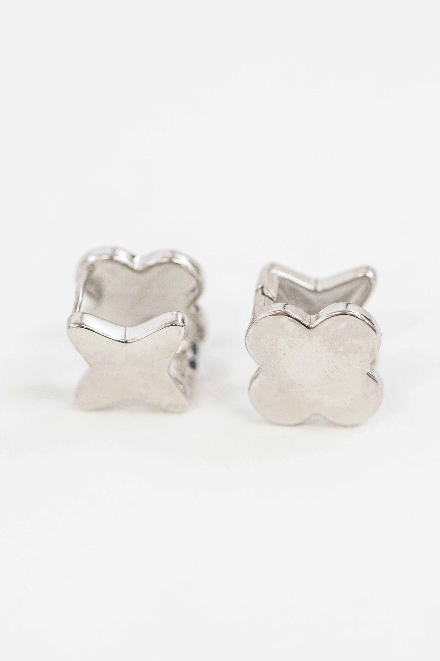 Fascination Hoop Earrings | Silver