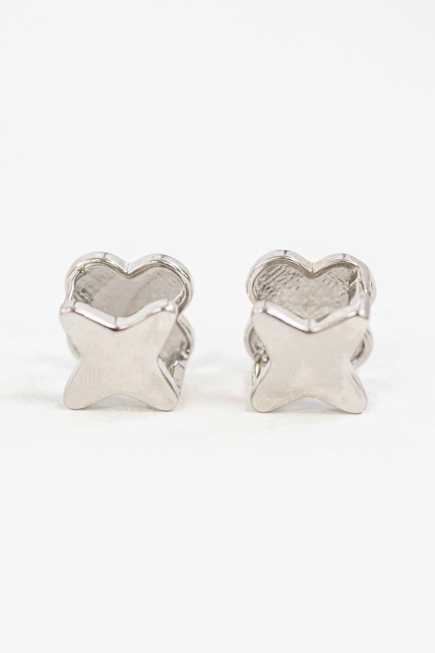 Fascination Hoop Earrings | Silver