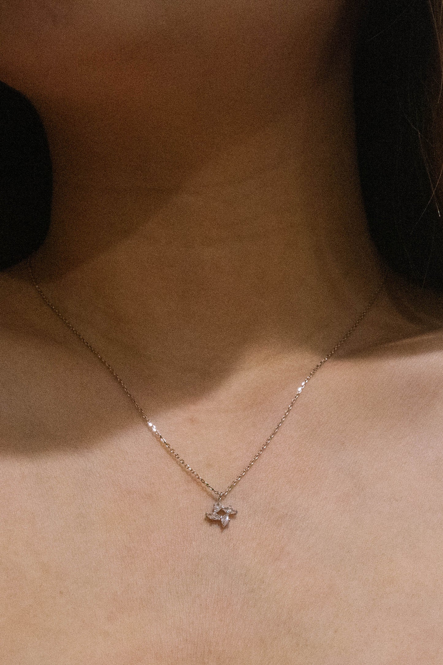 Windmill Charm Necklace | Silver
