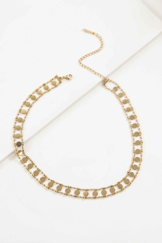 Coin Choker Necklace