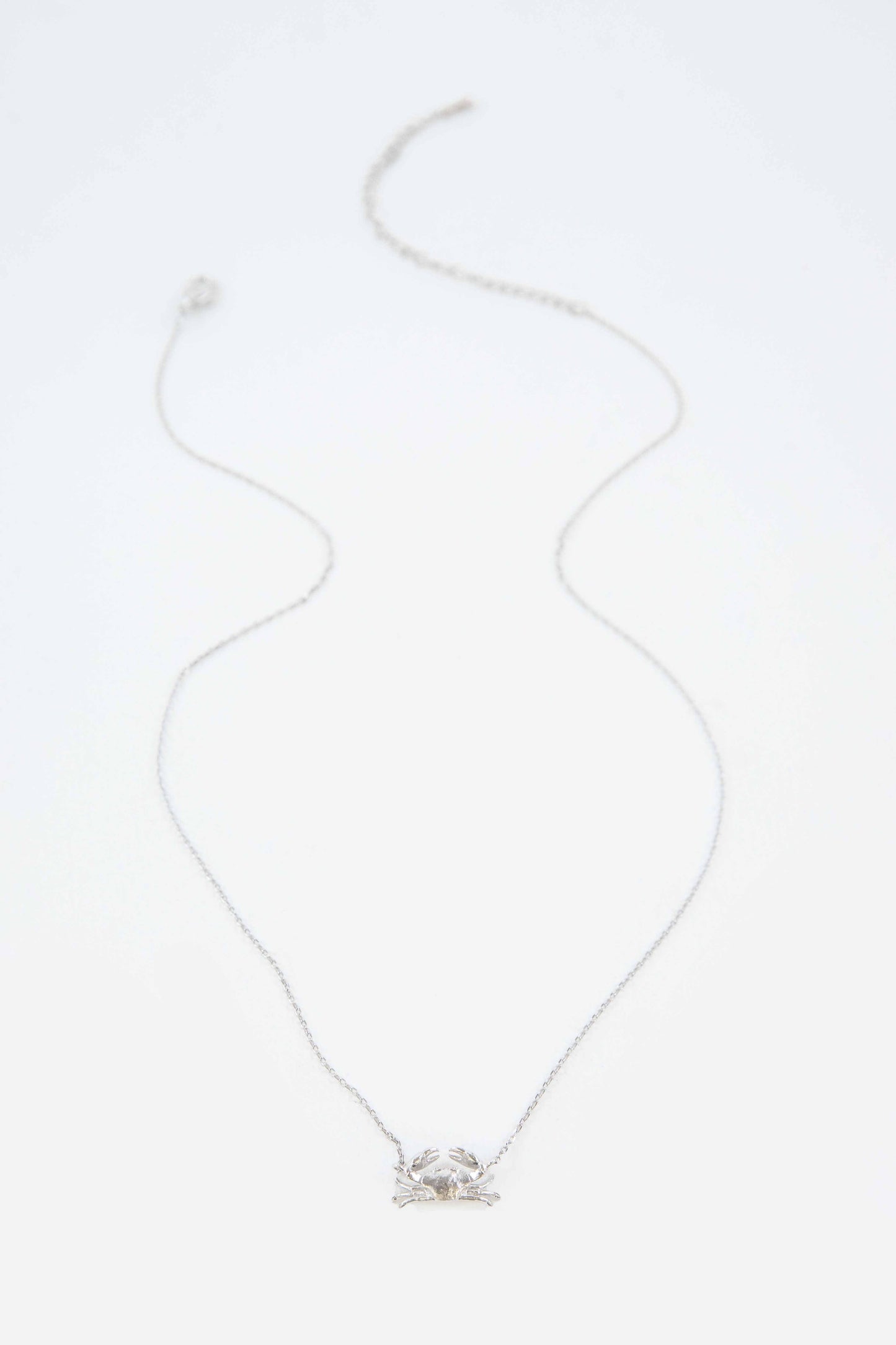 Bay Crab Necklace | Silver