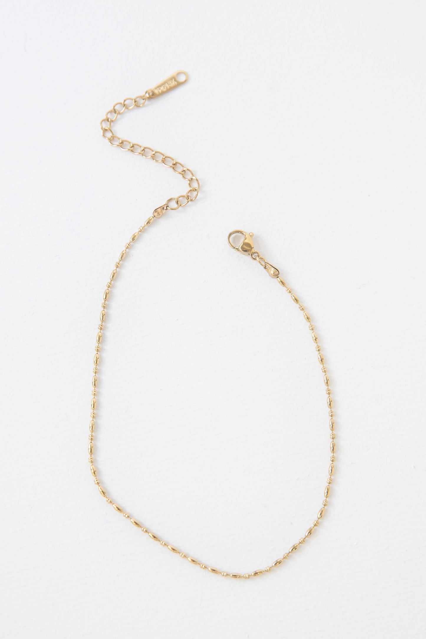 Mini Gold Bead Anklet