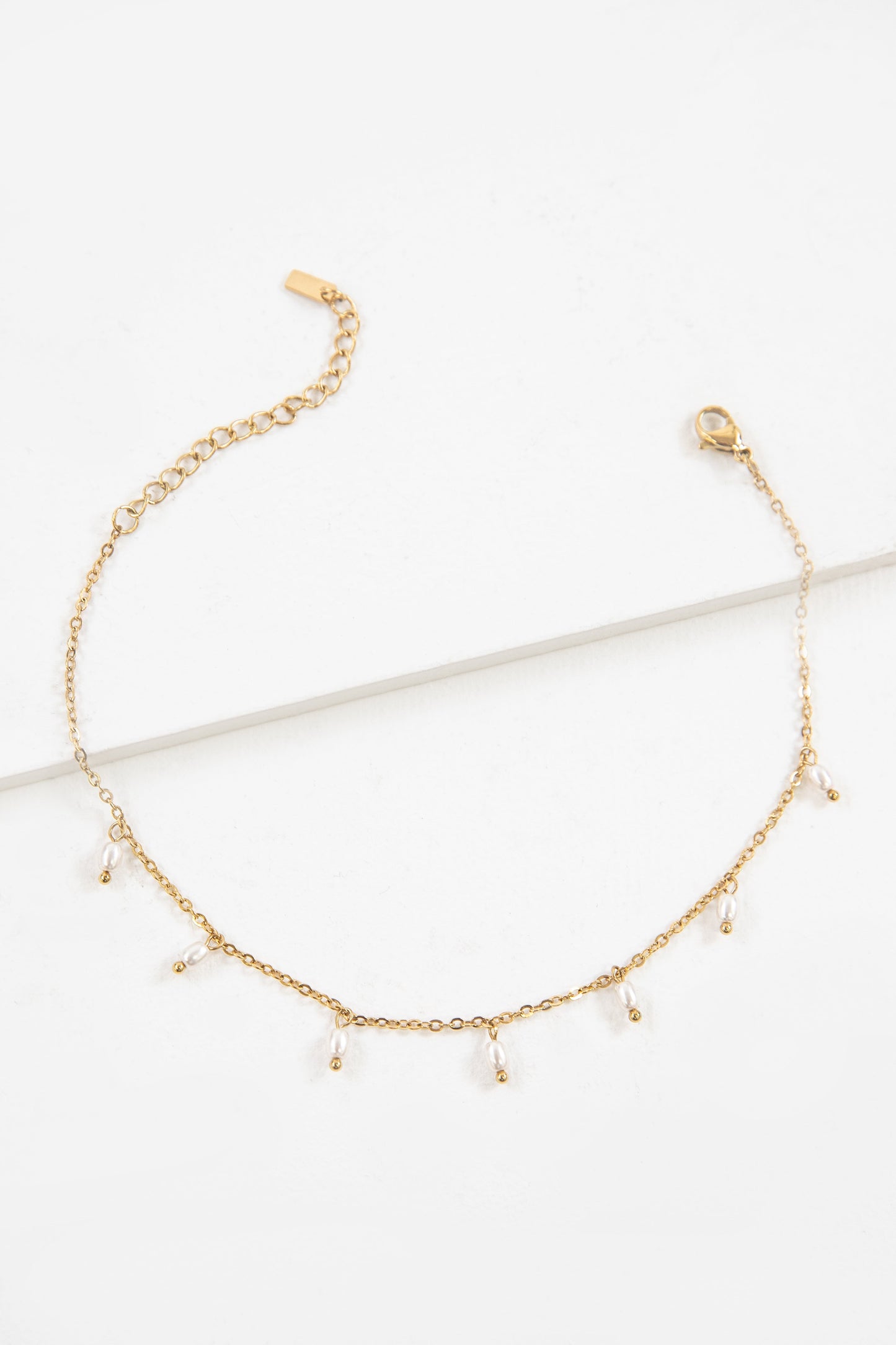 Pilgrimage Pearl Charm Anklet