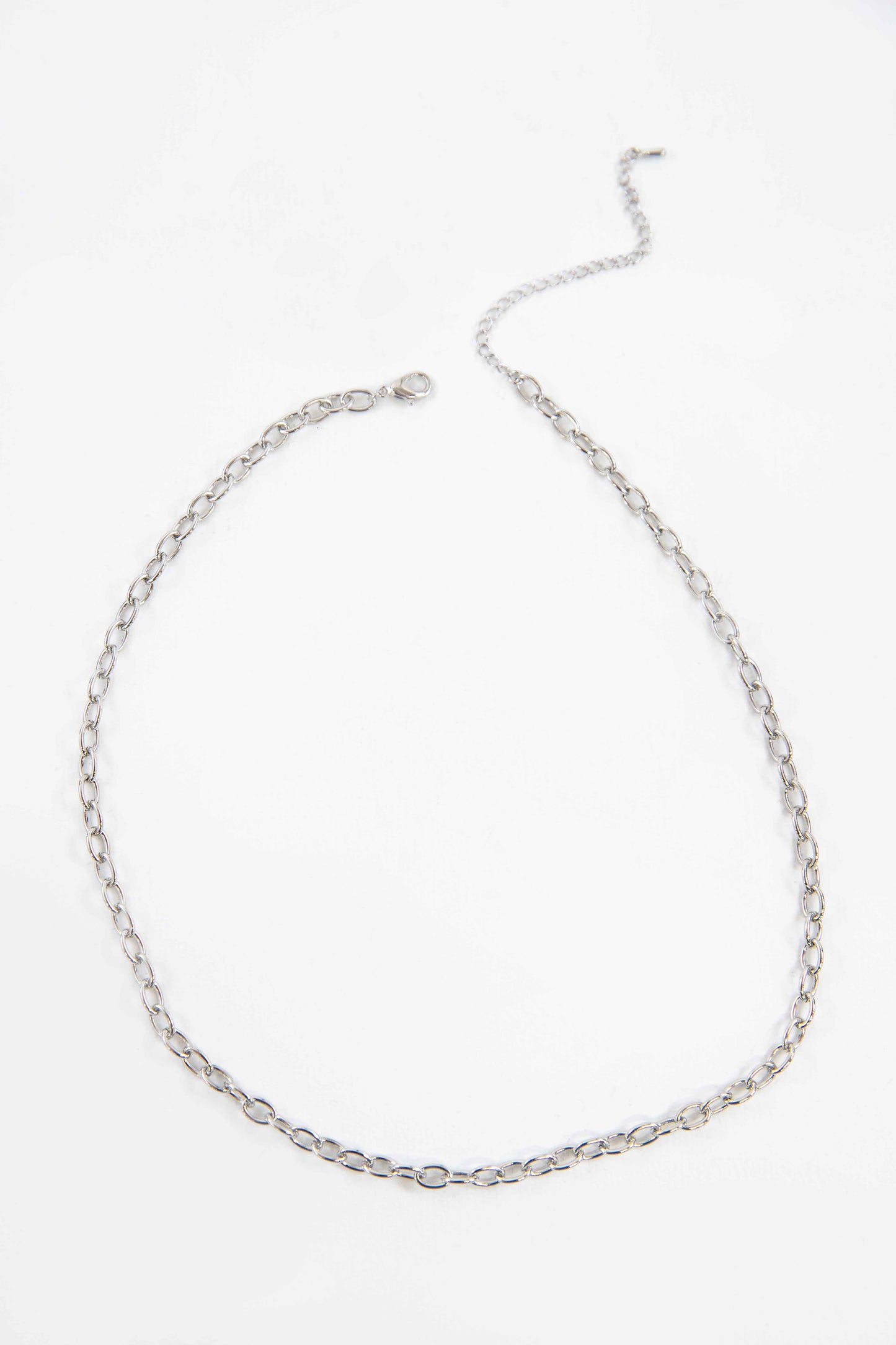 Base Chain Necklace | Silver
