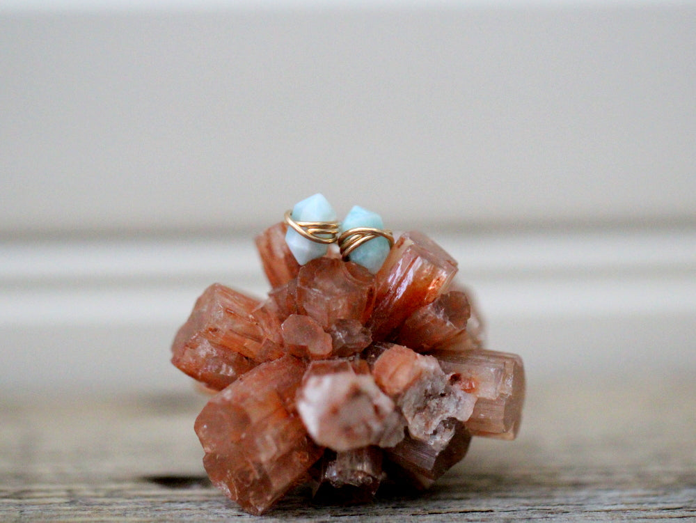 Pike Studs - Larimar