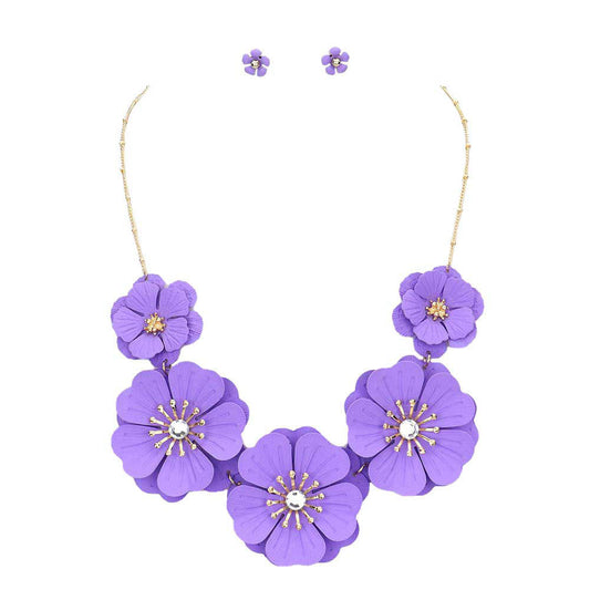 Bloom Flower Link Necklace