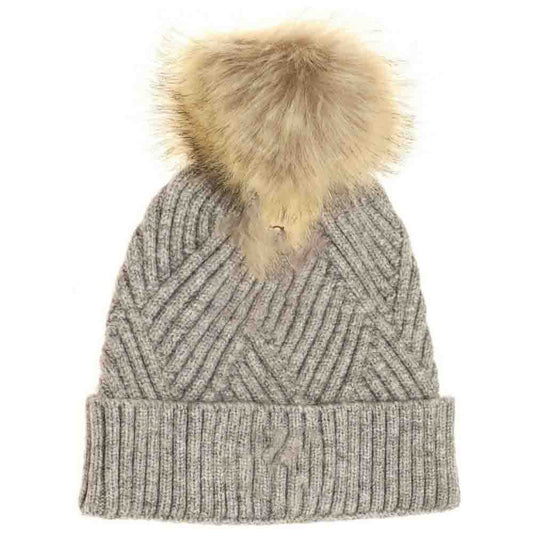 KIDS Large Patch Heathered C.C Beanie
