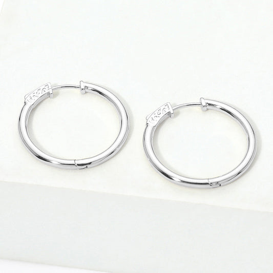 14K Gold Plated Huggie Hoop Earrings