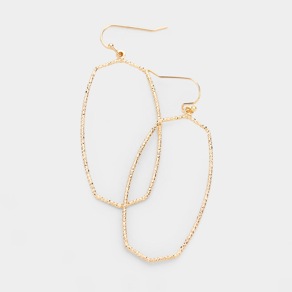Open Metal Earrings