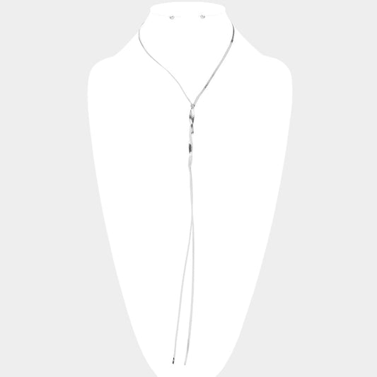 Snake Chain Metal Necklace