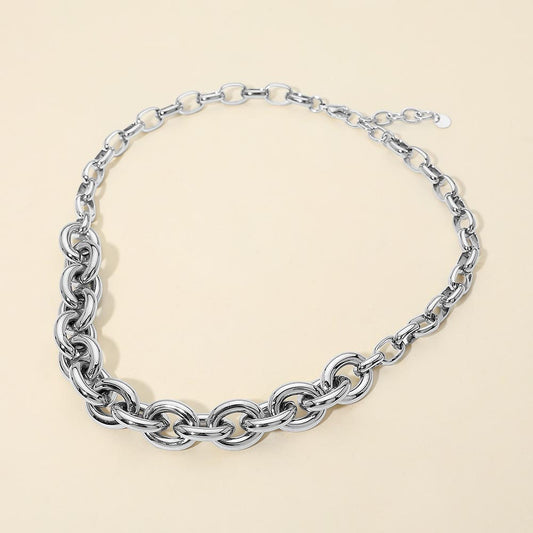 Stainless Steel Chunky Chain Necklace
