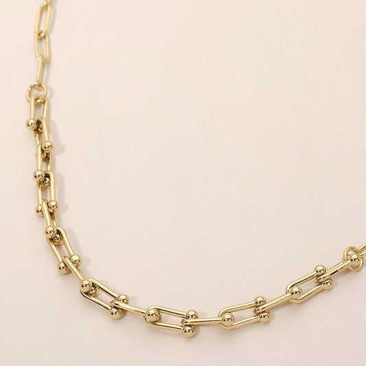 Stainless Steel Hardware Link Chain Necklace