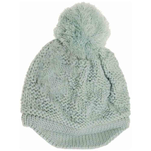 BABY Brim C.C Beanie Hat with Pom