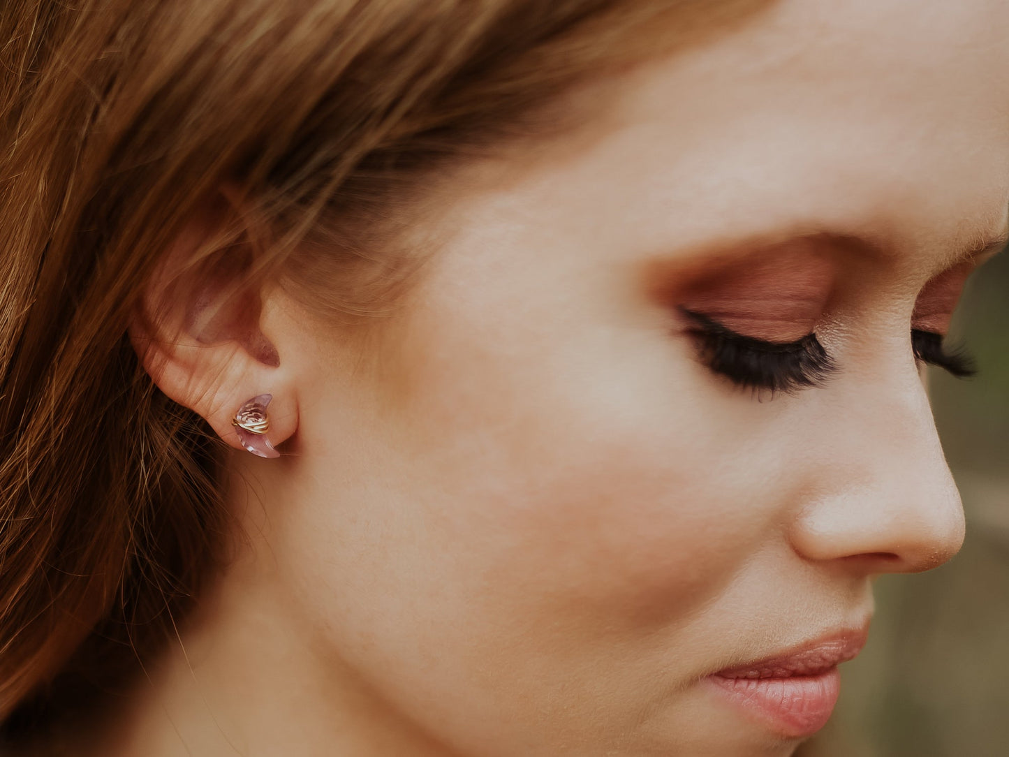 Moonbeam & Stardust Studs - Amethyst
