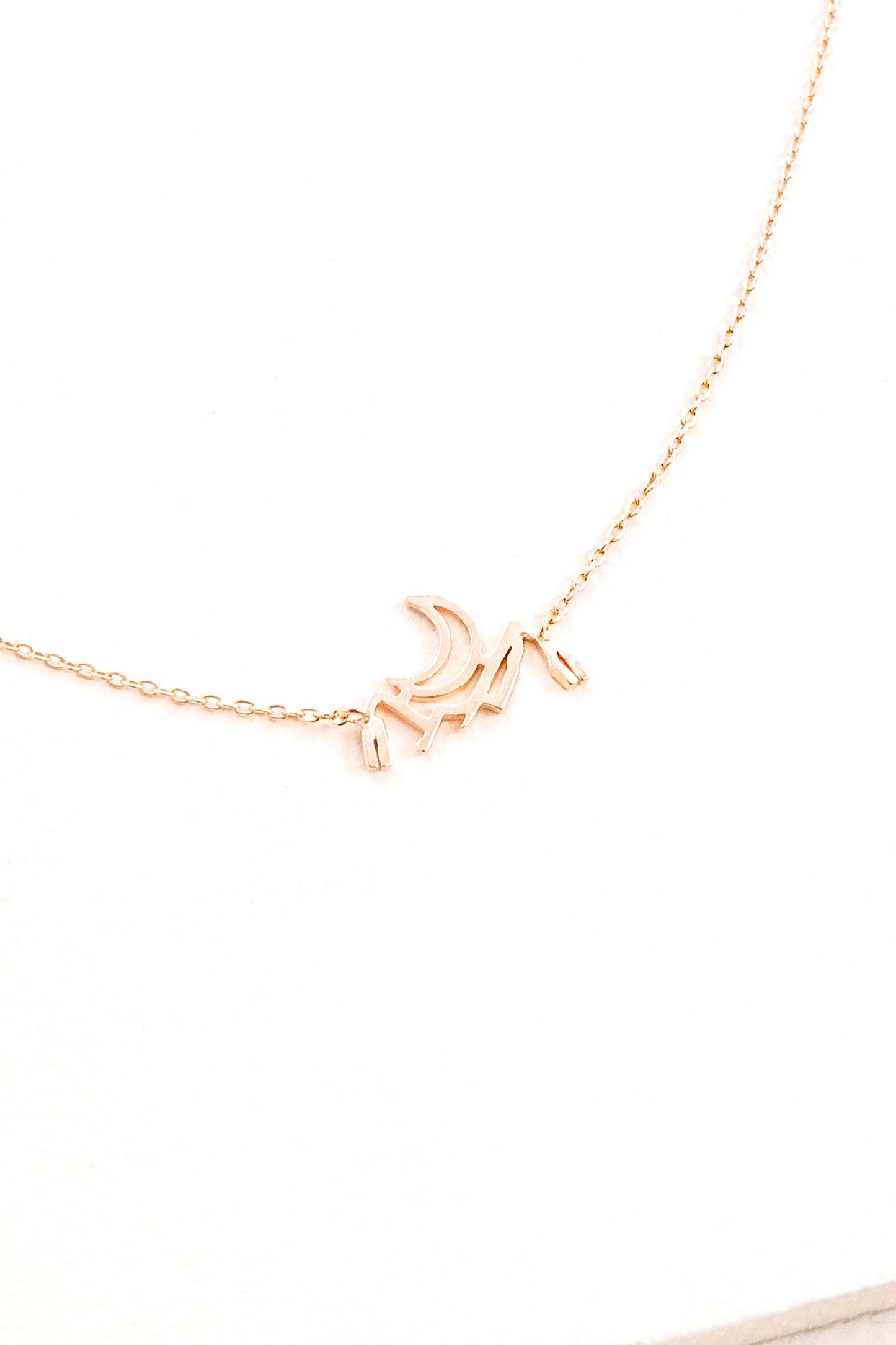 Moon Mountain Necklace | Rose Gold