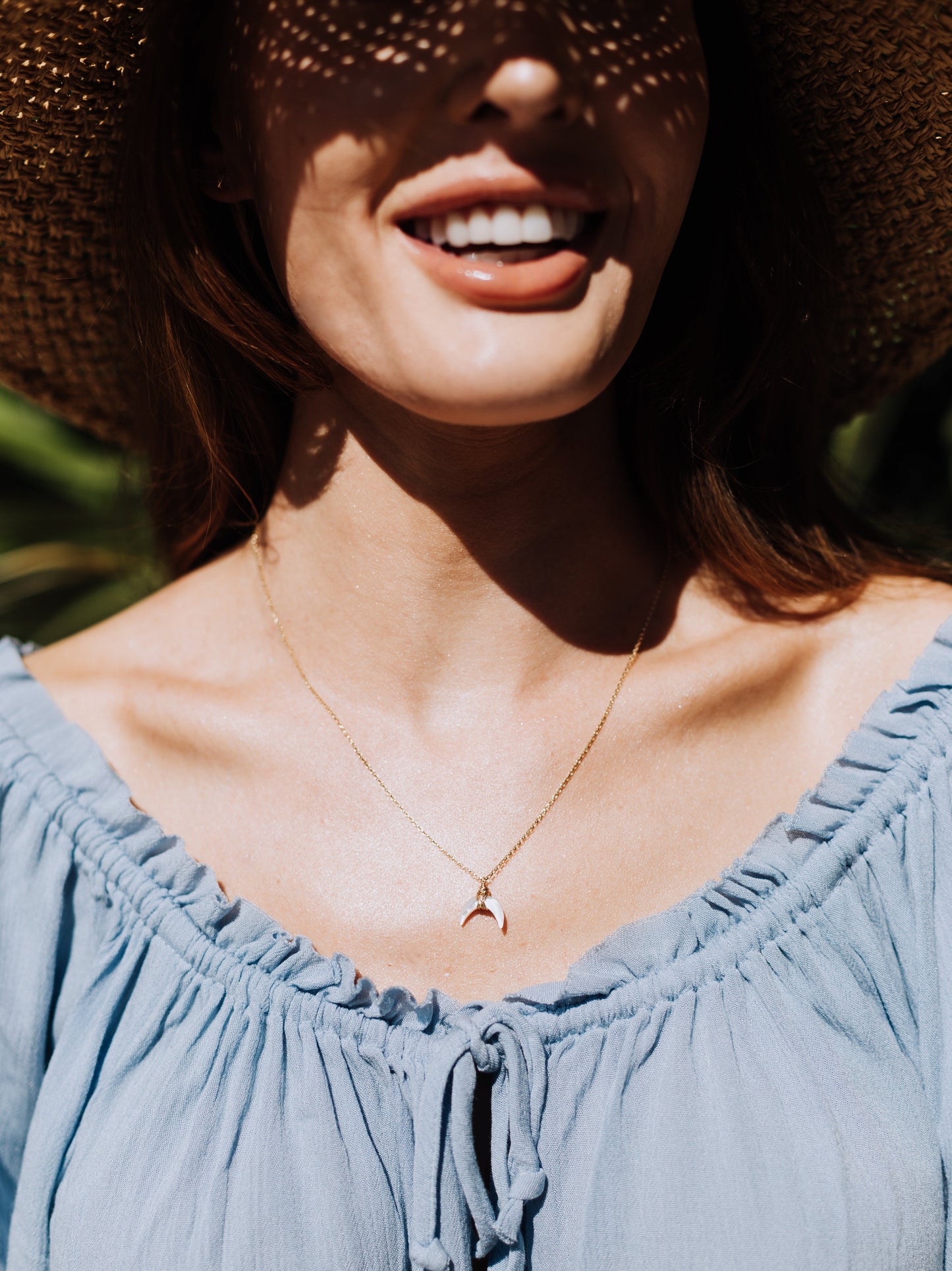 Moonbeam Necklace - ( Multiple Colors Available )  As Seen On Chambers