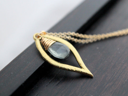 Dew Necklace (Multiple Stones Available)