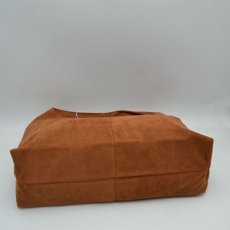 Minimalist Slouchy Hobo Shoulder Bag with Wide Strap