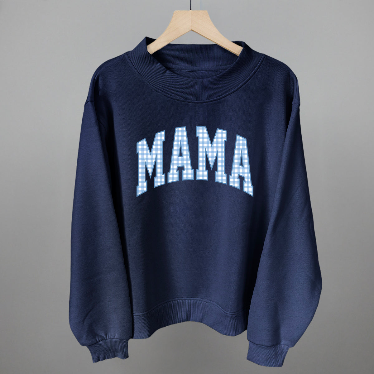 Mama Blue Gingham Arch