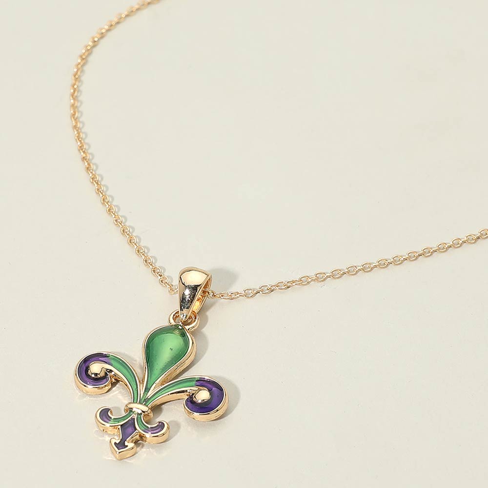 Fleur de Lis Pendant Necklace