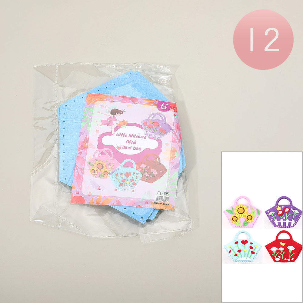 12PCS - Little Stitchers DIY Handbag Craft Kit for Kids