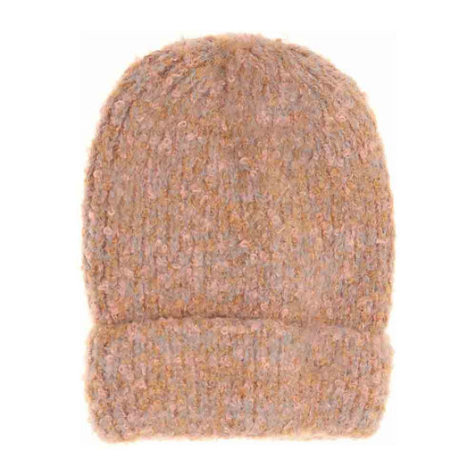 Soft Boucle Knit Cuff C.C Beanie