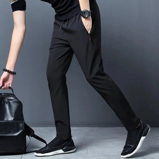 Men's Stretch Slim Fit Cargo Jogger Pants β Elastic Waist