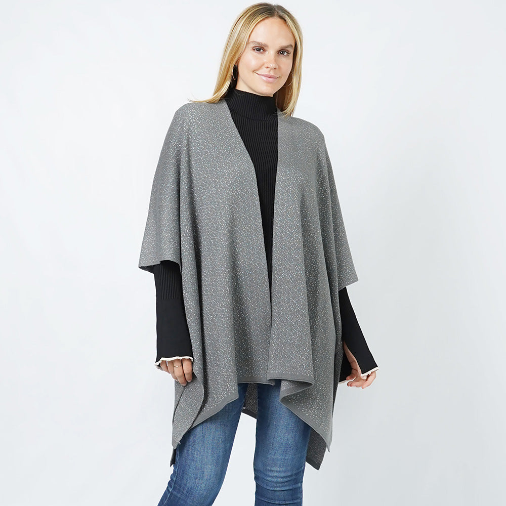 Rulex Knit Ruana Vest Poncho