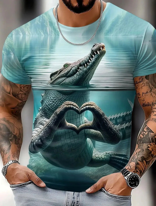 π¦ 3D Animal Print Funny T-Shirt β Bold Summer Streetwear