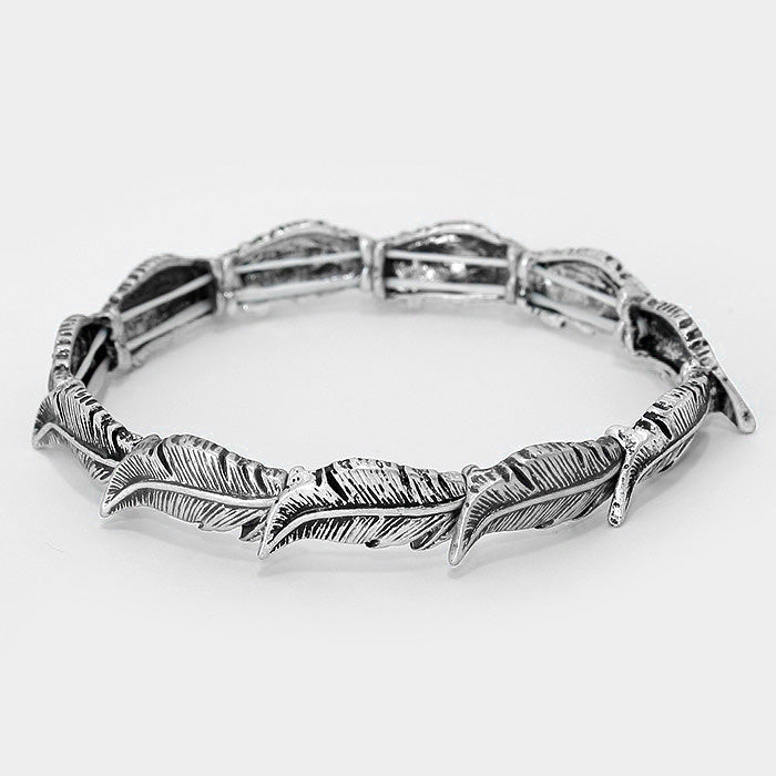 Feather Stretch Bracelet