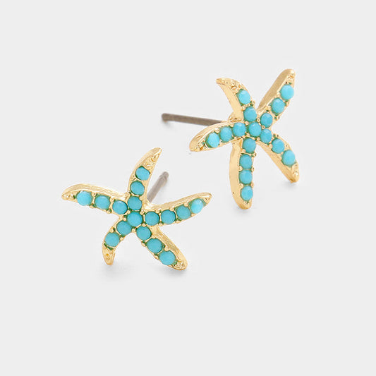 Starfish Stud Earrings
