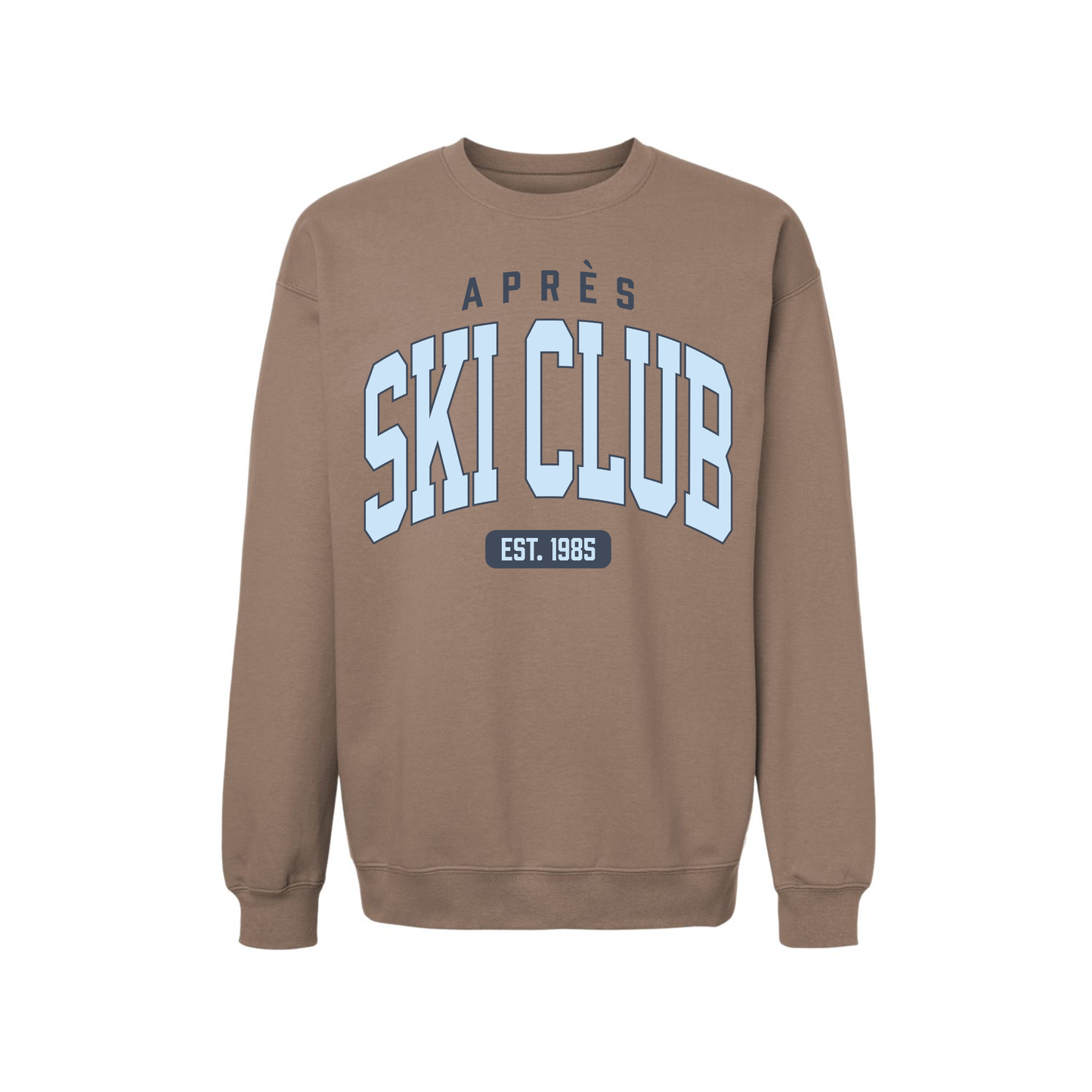 Après Ski Club Crewneck Sweatshirt | Cozy Winter Graphic Sweatshirt