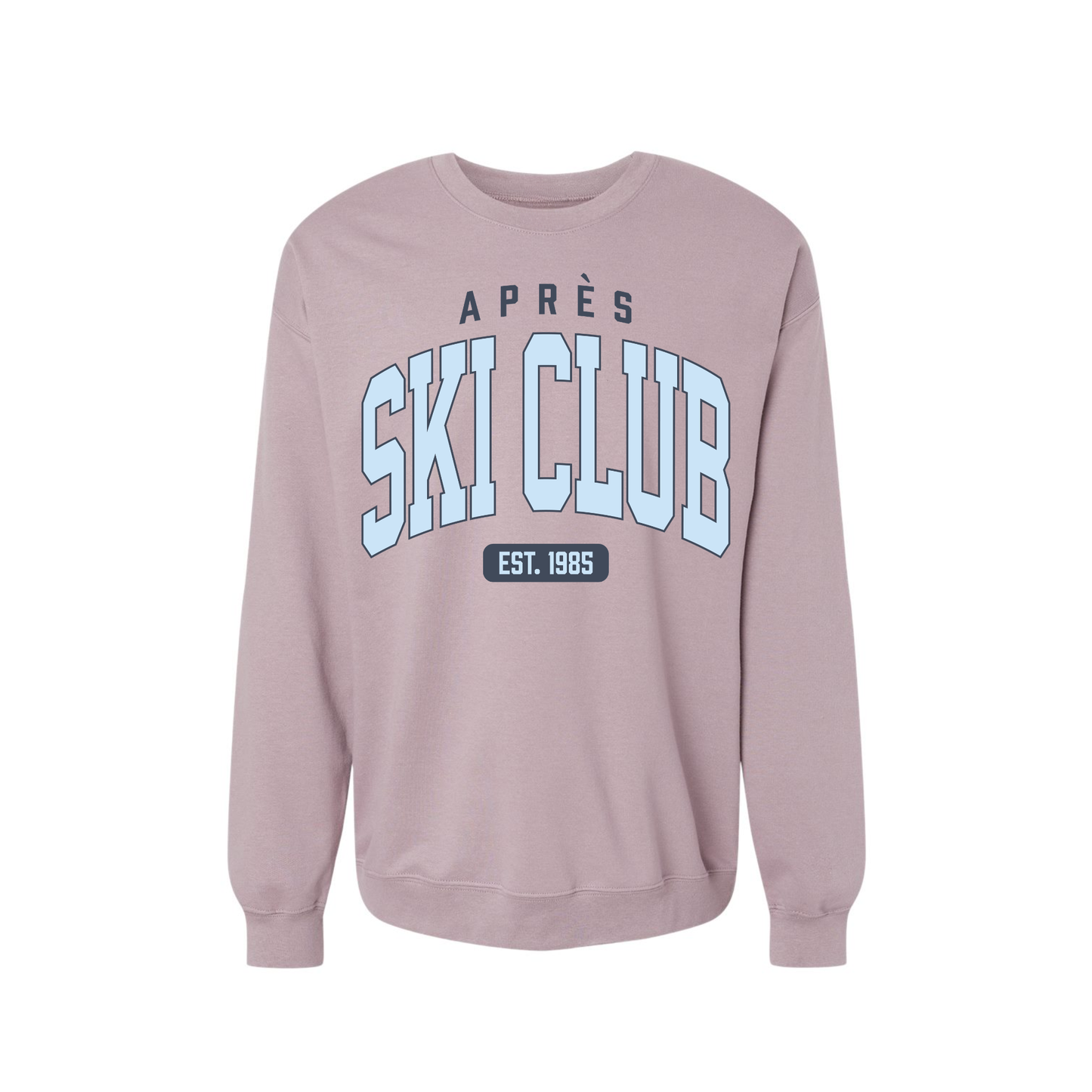 Après Ski Club Crewneck Sweatshirt | Cozy Winter Graphic Sweatshirt