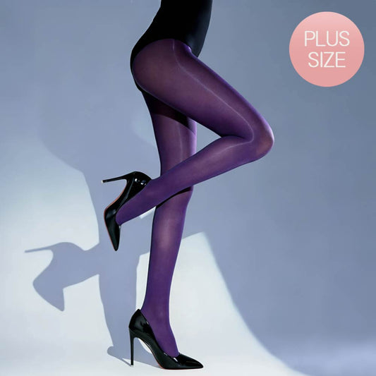 Plus Size High Shine Silk Stocking