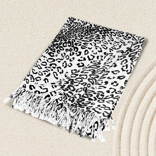 Leopard Print Pashmina Scarf Shawl