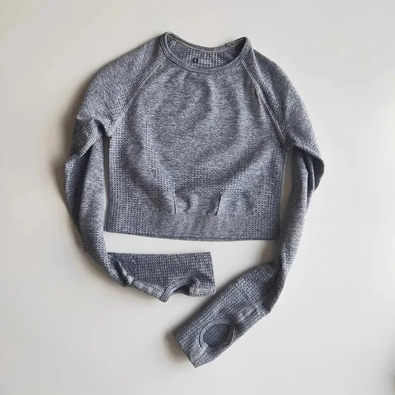 Seamless Yoga Crop Top for Women
