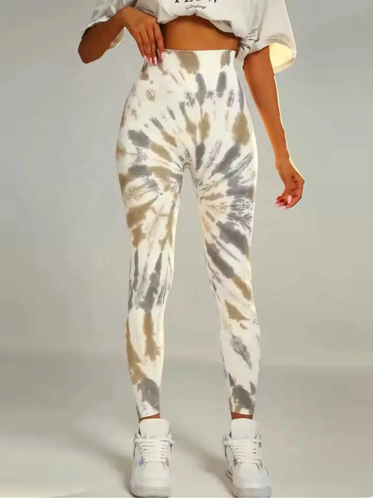 π§ββοΈ Tie-Dye Seamless High-Waist Scrunch Butt Leggings