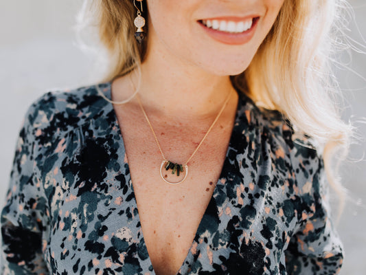 Bar Graph Necklace