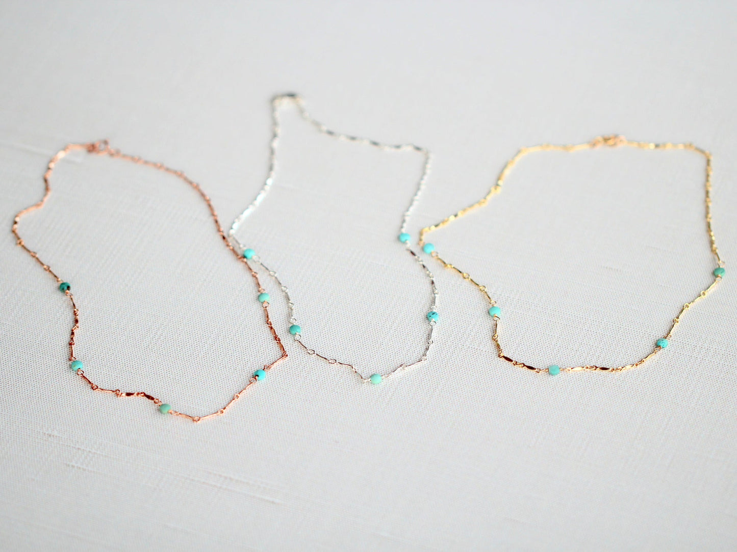Scalloped Turquoise Choker - As Seen On Home Economics
