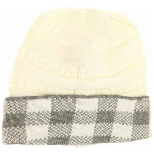 Buffalo Check C.C Beanie Tail