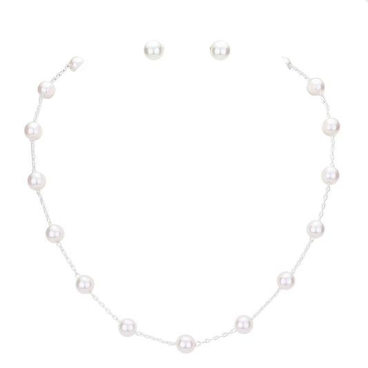 Metal Station Necklace