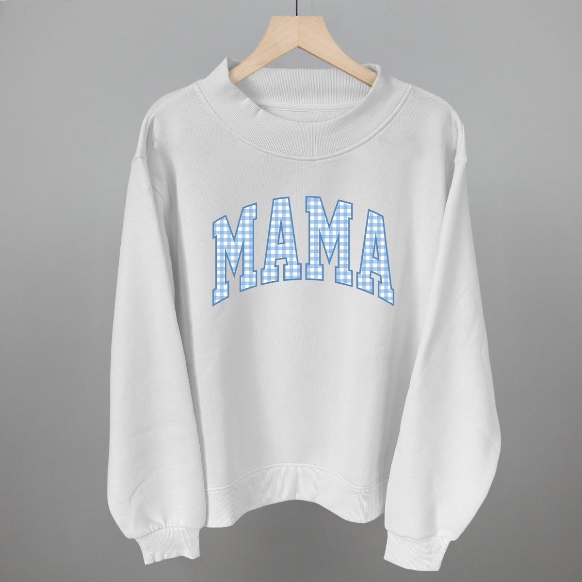 Mama Blue Gingham Arch