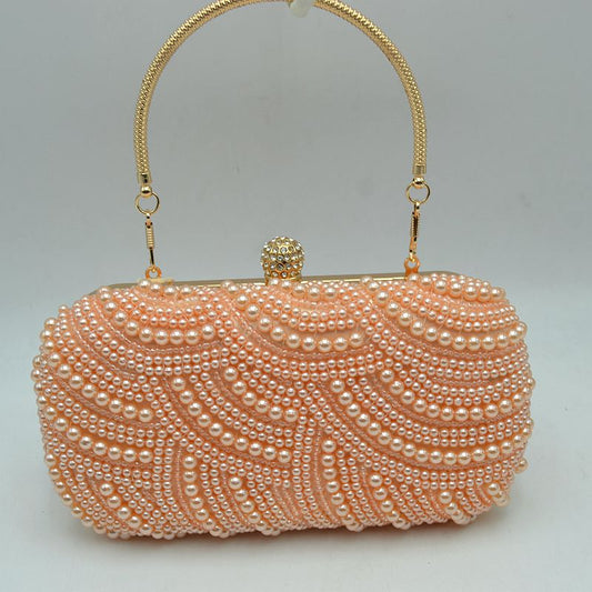 Embellished Evening Clutch Bag with Top Handle